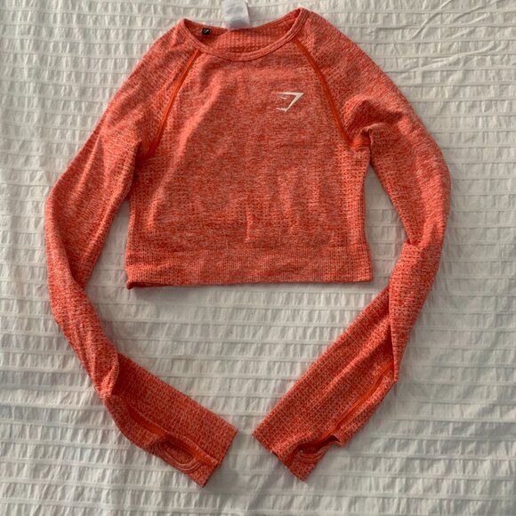 Gymshark Vital Crop Top Long Sleeve - XS - Picture 1 of 3